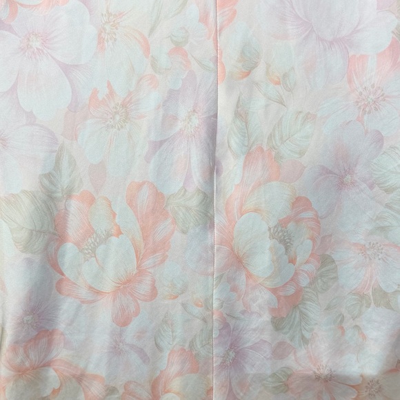 Vintage Halston III Pink Floral Slip Dress 1980s Made in USA ILGWU - Picture 7 of 11